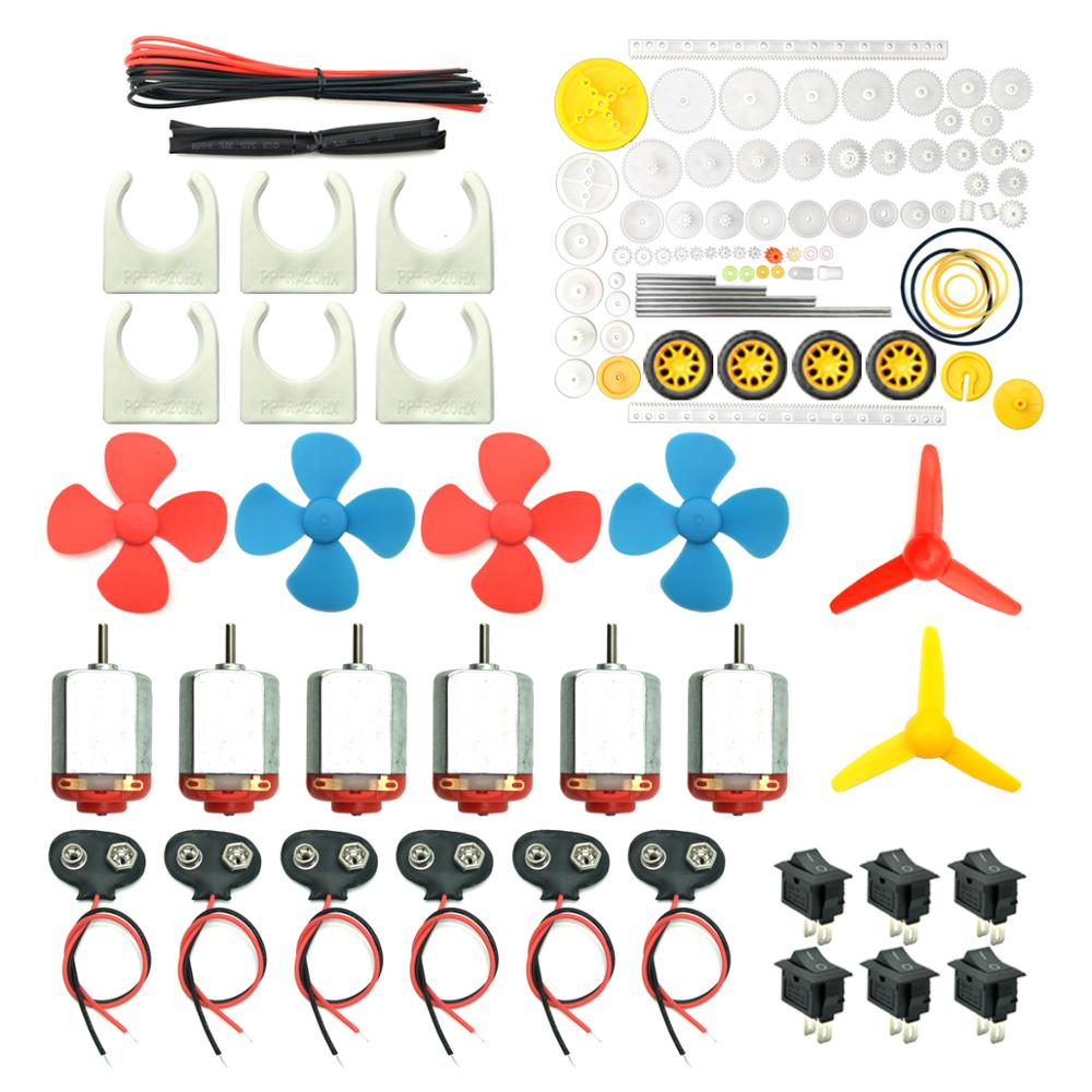 Science Hobby Kit - Kit de 6 motores, mini motor