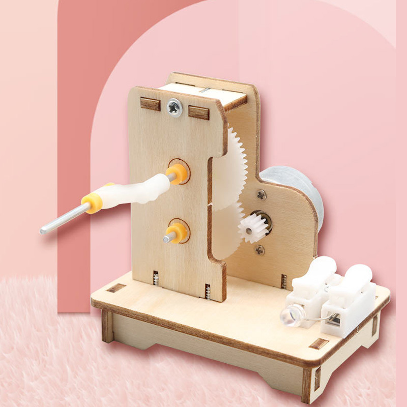 Science Project Kit - Diy mini gerador de mão diy