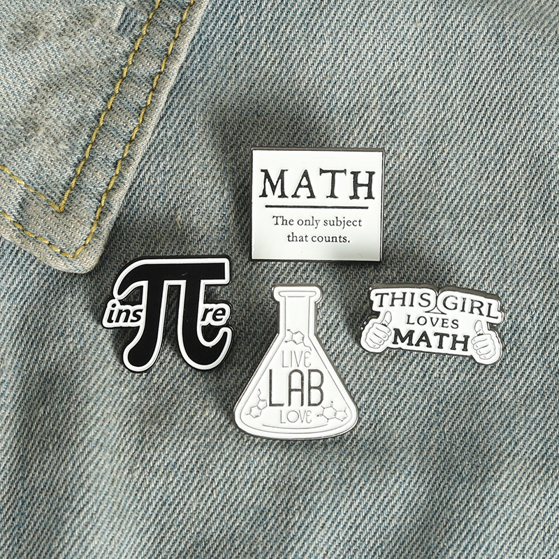 Science Buddies - Atacado presente matemática esmalte pino matemática