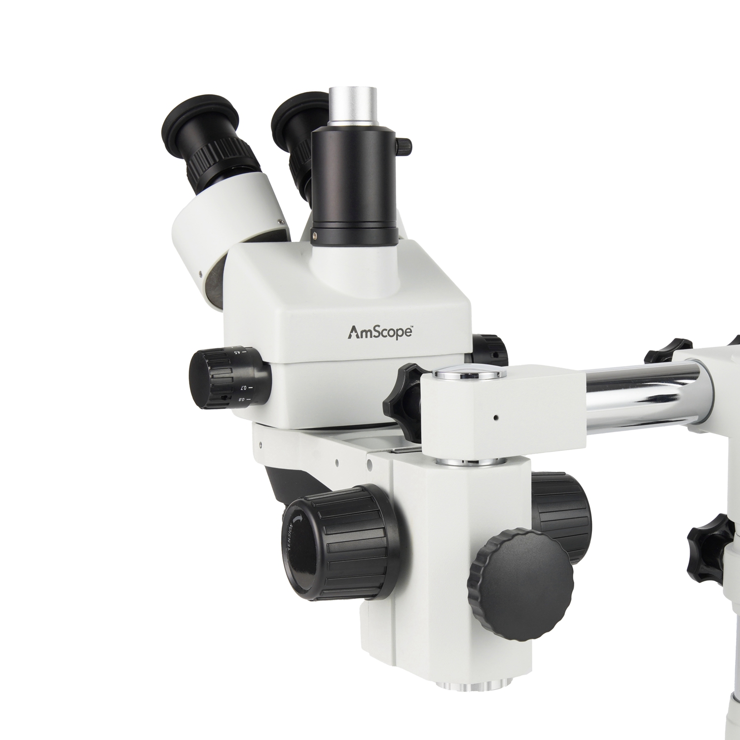 Amscope Microscope Stereo 7X-45X - Microscópio Estéreo Trinocular com Zoom de