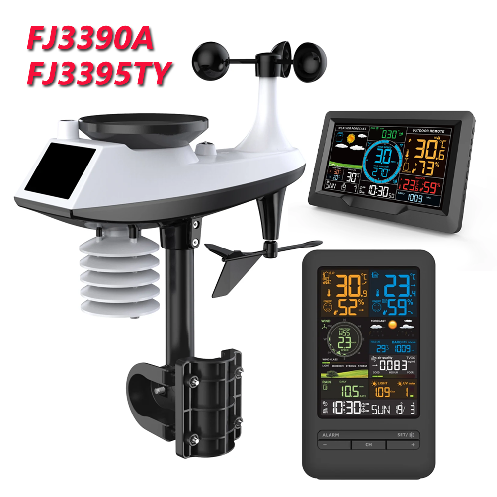 Weather Station Indoor - Fj3395ty/fj3390a estação meteorológica sensor termômetro interno