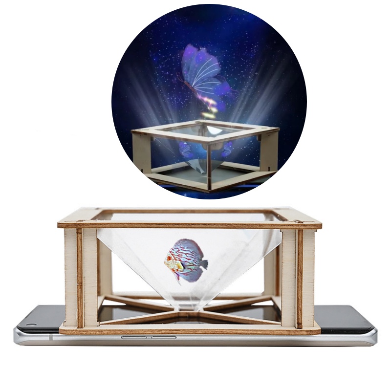 Science Project Kit - Kit Projetor Holográfico 3D DIY para