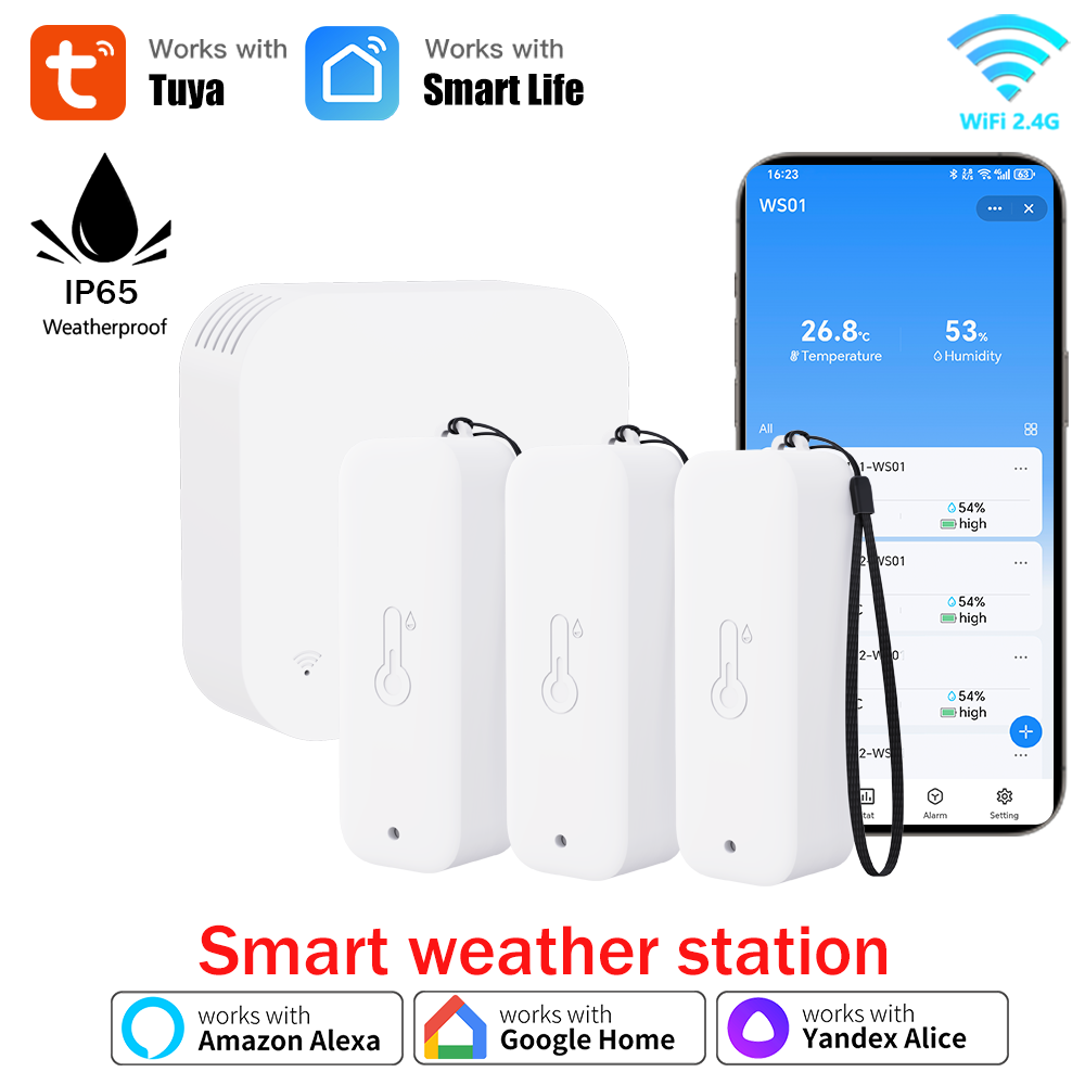 Weather Station Indoor - Estação Meteorológica Inteligente Tuya WIFI com