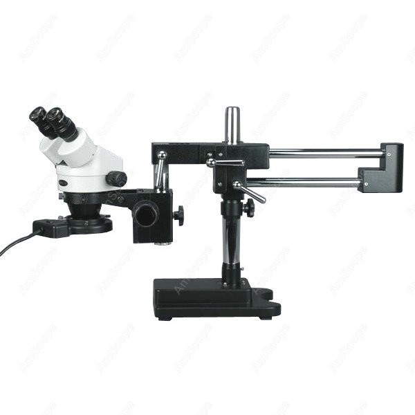 Amscope Microscope Stereo 7X-45X - Microscópio estéreo com zoom binocular AmScope