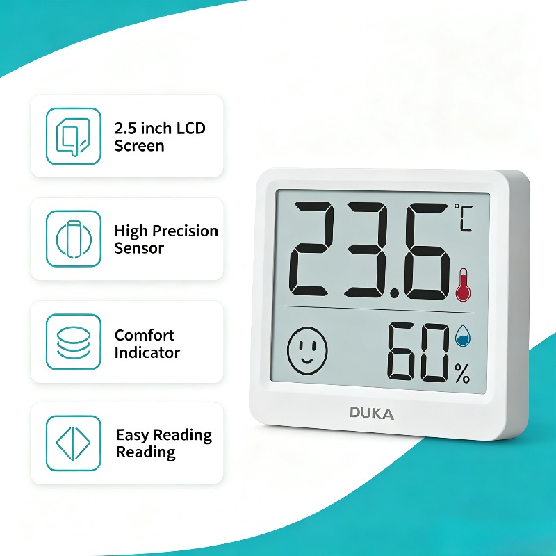 DUKA Atuman Medidor Digital El - Weather Station Indoor avaliação e preço