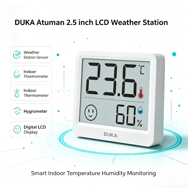 DUKA Atuman Medidor Digital El - Weather Station Indoor avaliação e preço