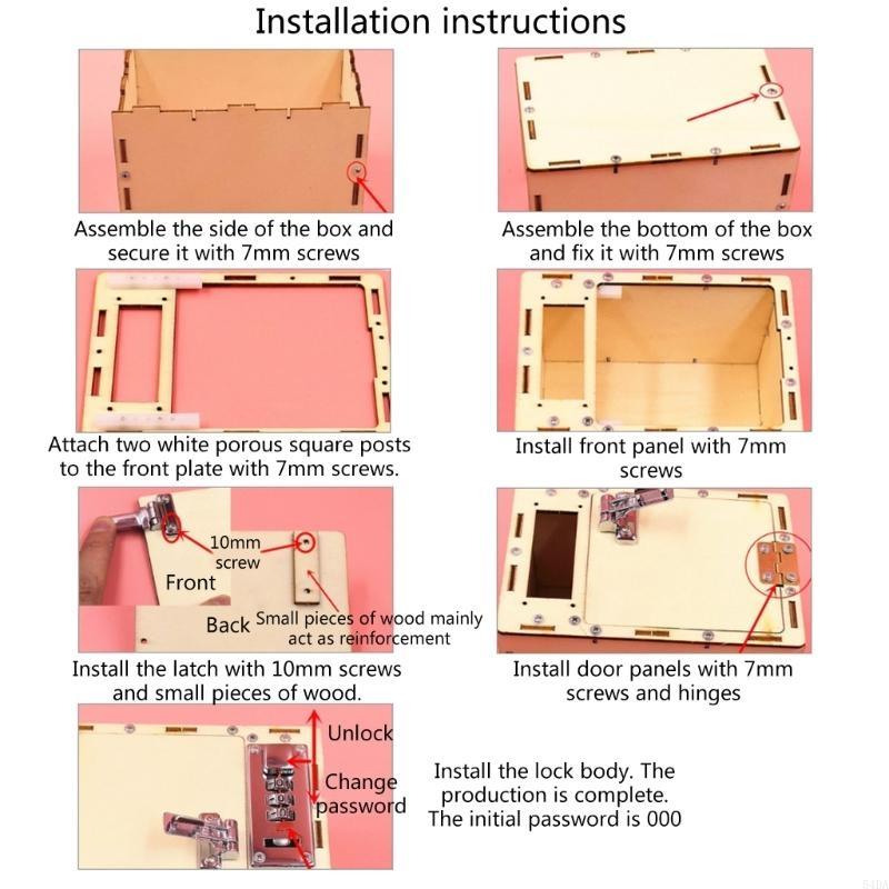 54DA DIY Strongbox Making Kits - Science Project Toys Making avaliação e preço