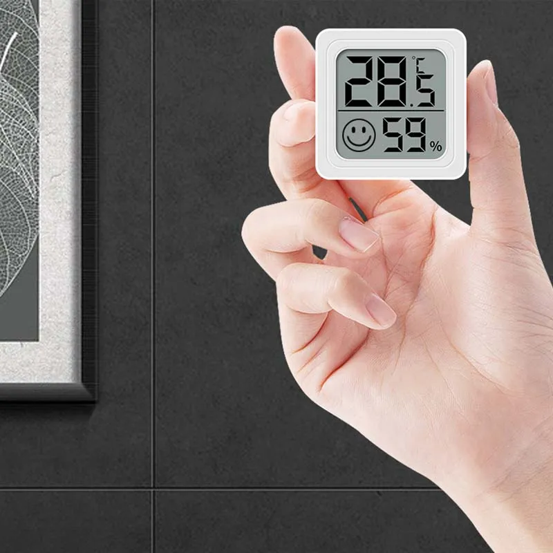 Mini Termômetro Digital LCD e  - Weather Station Indoor avaliação e preço