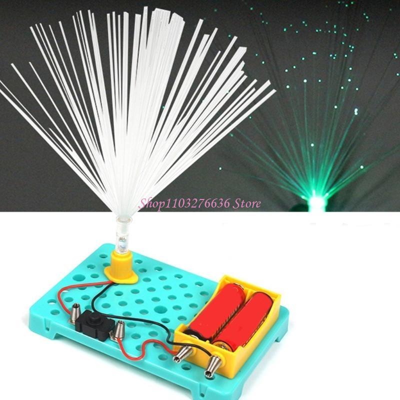 luz óptica fibra que muda cor  - Science Project Toys Making avaliação e preço