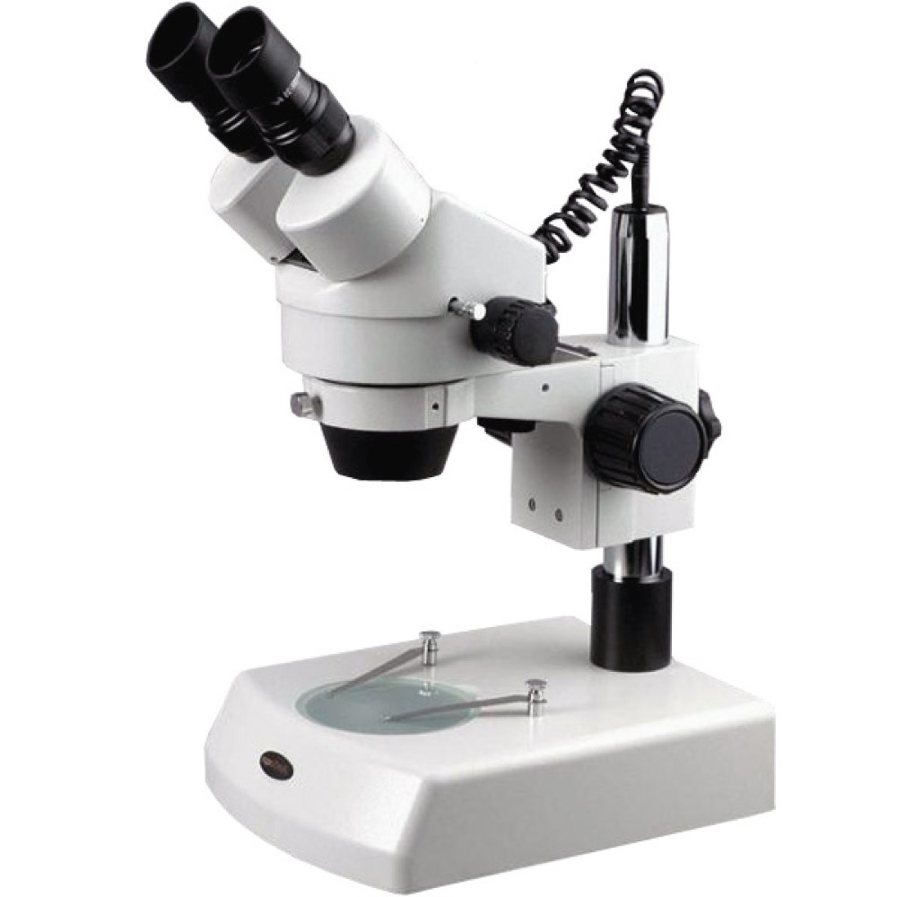 Microscópio Estéreo Binocular  - Amscope Microscope Stereo 7X-45X avaliação e preço