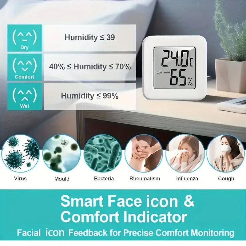 Higrômetro Digital, Termômetro - Weather Station Indoor avaliação e preço