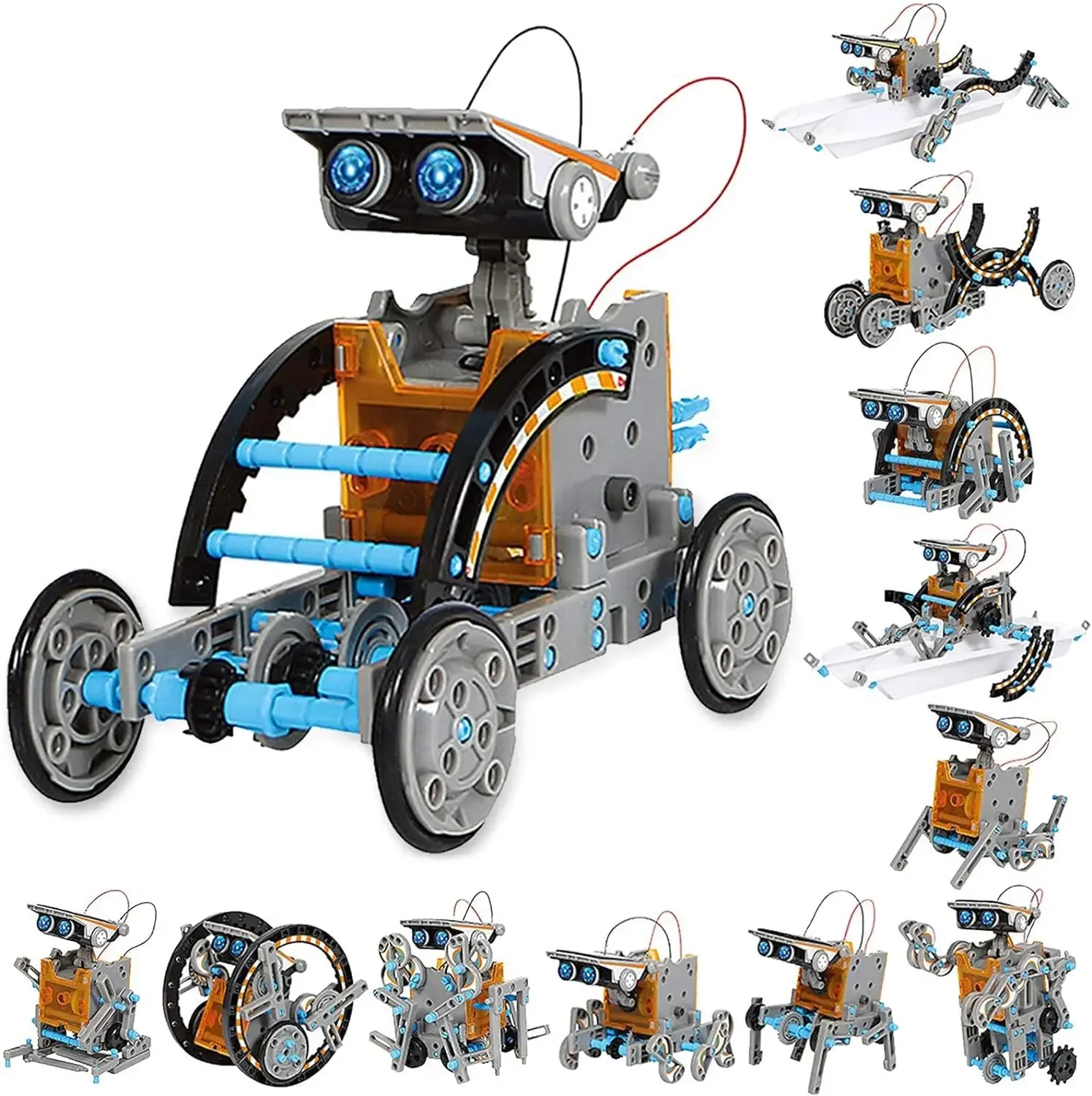 Robô solar educacional 13 em 1 - Science Project Robot avaliação e preço
