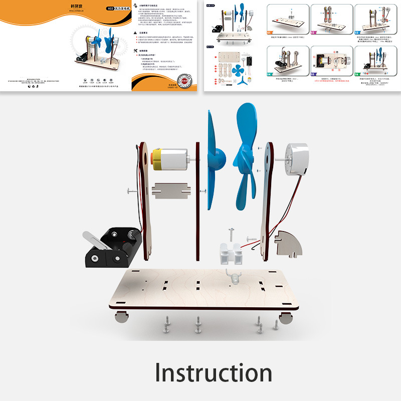 Diy gerador acionado por vento - Science Project Kit avaliação e preço