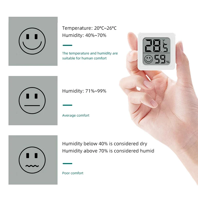 2025 novo mini lcd digital ter - Weather Station Indoor avaliação e preço