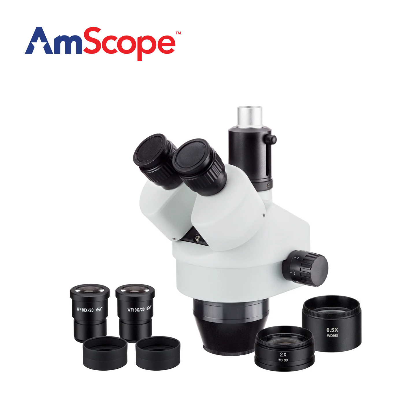 Microscópio Estéreo Trinocular - Amscope Microscope Stereo 7X-45X avaliação e preço