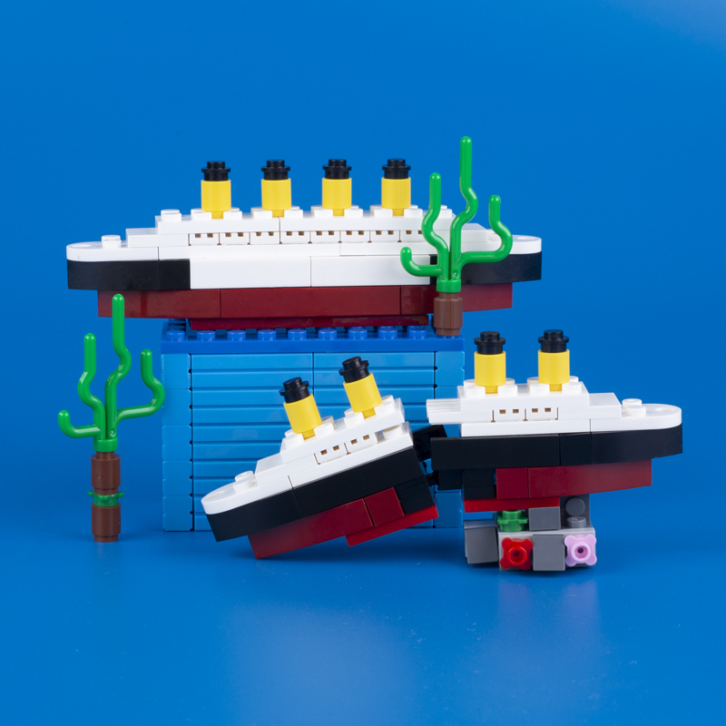 Moc titanic navio modelo bloco - Science Olympiad avaliação e preço