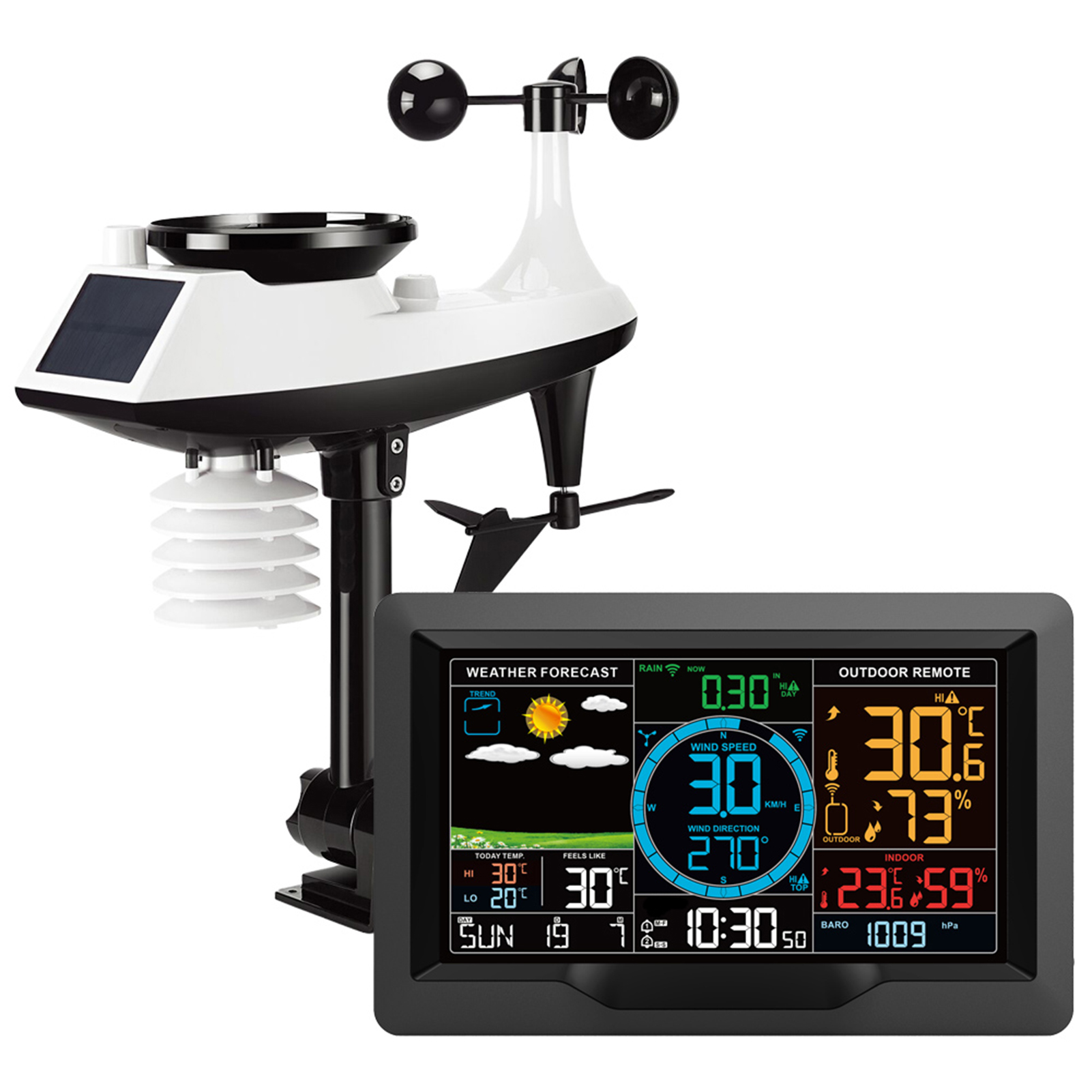 Fj3395ty/fj3390a estação meteo - Weather Station Indoor avaliação e preço