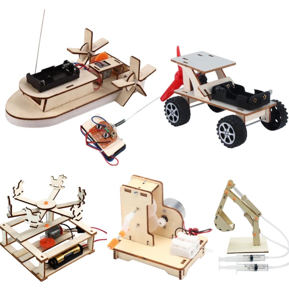 DIY Wooden Boat Model Science  - Science Project Kit avaliação e preço