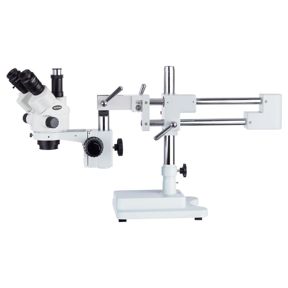 Microscópio Estéreo Trinocular - Amscope Microscope Stereo 7X-45X avaliação e preço