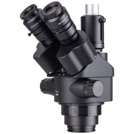 AmScope-Black Simul-Focal Trin - Amscope Microscope Stereo 7X-45X avaliação e preço