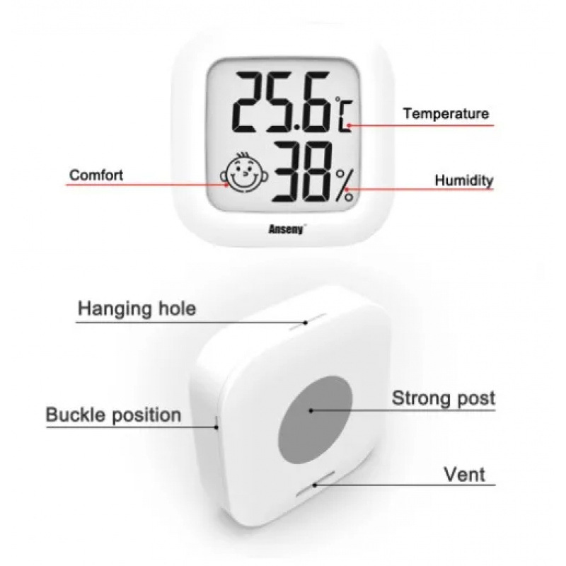 Termômetro Digital LCD e Higrô - Weather Station Indoor avaliação e preço