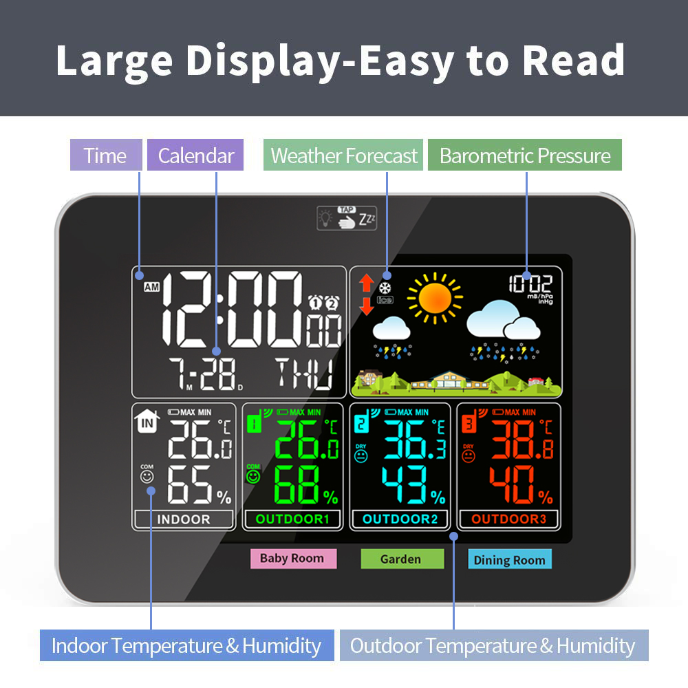 Estações Meteorológicas Sem Fi - Weather Station Indoor avaliação e preço