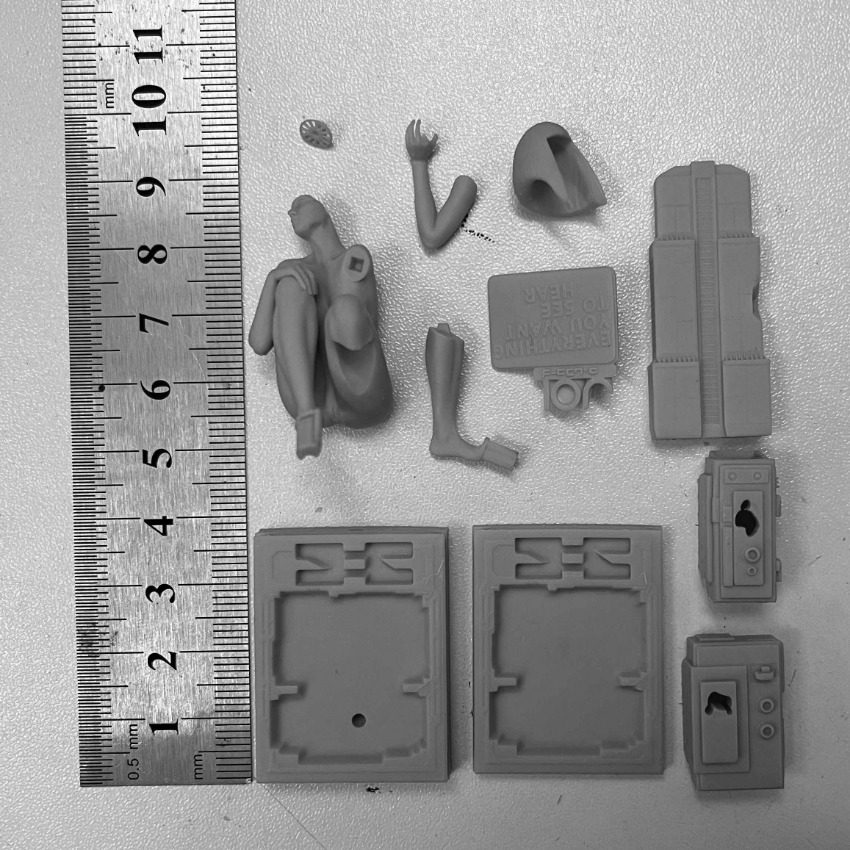 Resin Figure Montado Kit Model - Science Hobby Kit avaliação e preço