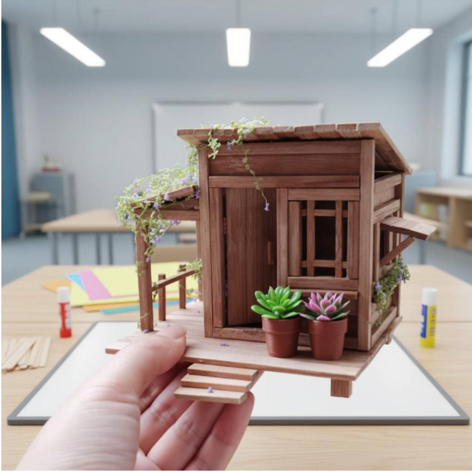 Kit DIY Casa de Bambu: Materia - Science Hobby Kit avaliação e preço