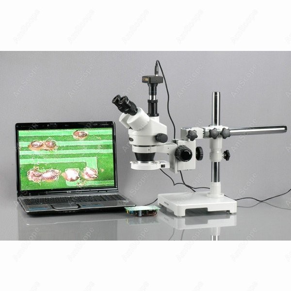 Microscópio Estéreo Trinocular - Amscope Microscope Stereo 7X-45X avaliação e preço